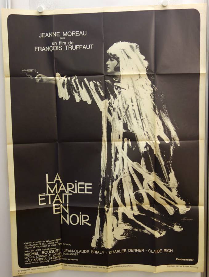La mariee etait en noir - The Bride wore black original release large french movie poster