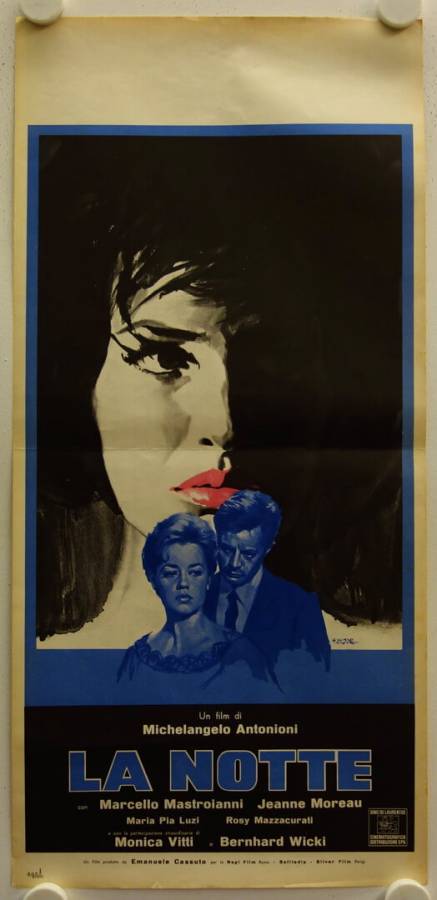 Die Nacht originales Filmplakat aus Italien