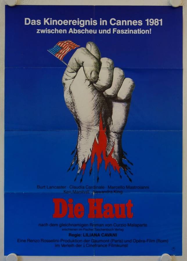 Die Haut originales deutsches Filmplakat