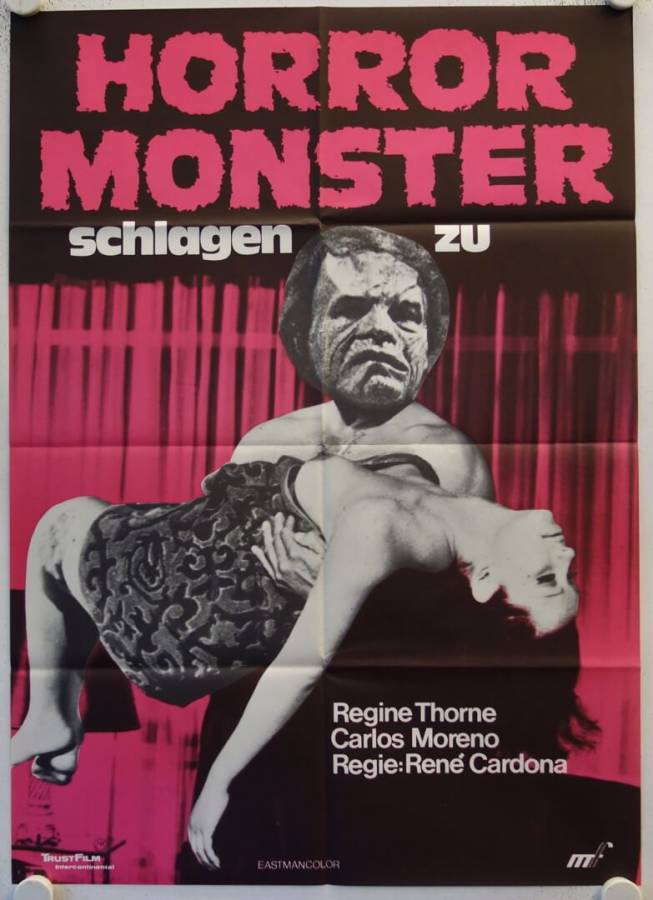Las Luchadoras contra el Robot Asesino original release german movie poster