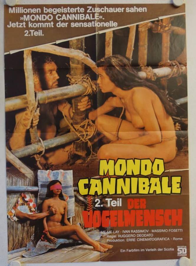 Mondo Cannibale 2 - Der Vogelmensch originales deutsches Filmplakat