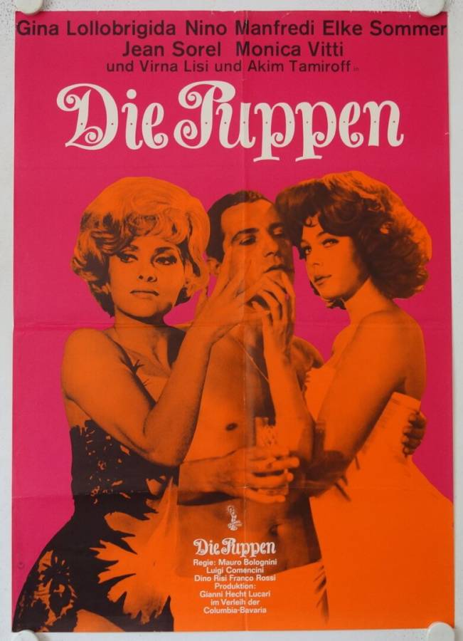 Le Bambole original release german movie poster