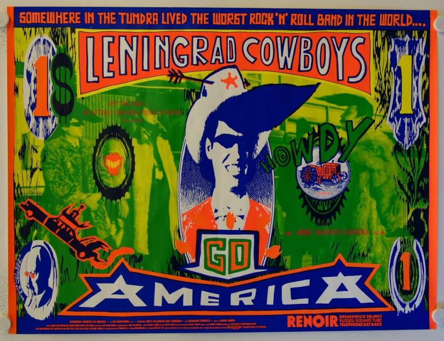 Leningrad Cowboys go America originales British Quad Filmplakat