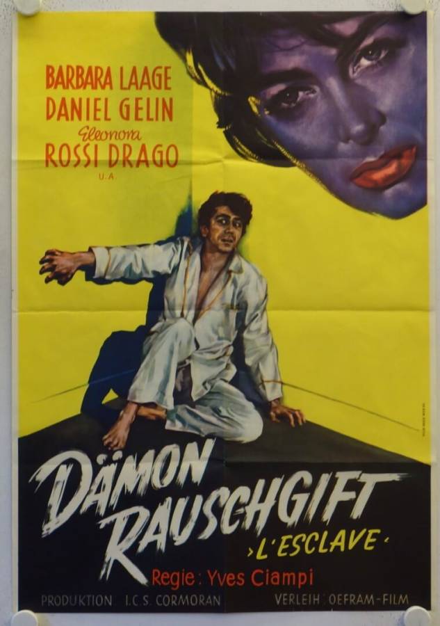 L'esclave - The Slave original release austrian movie poster
