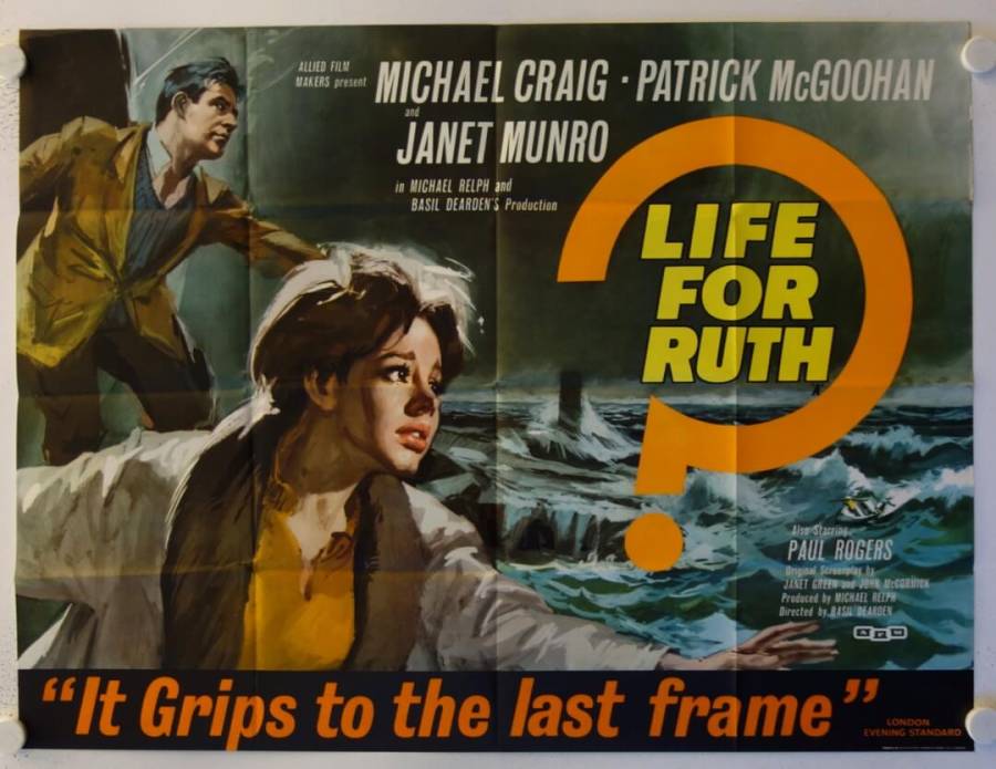Brennende Schuld originales British Quad Filmplakat