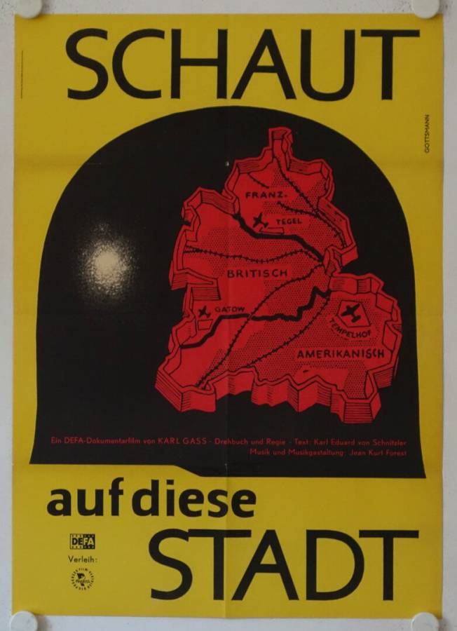 Look upon this City original release east-german movie poster