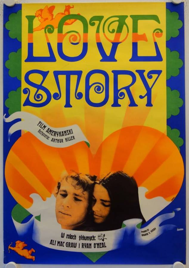 Love Story originales polnisches Filmplakat