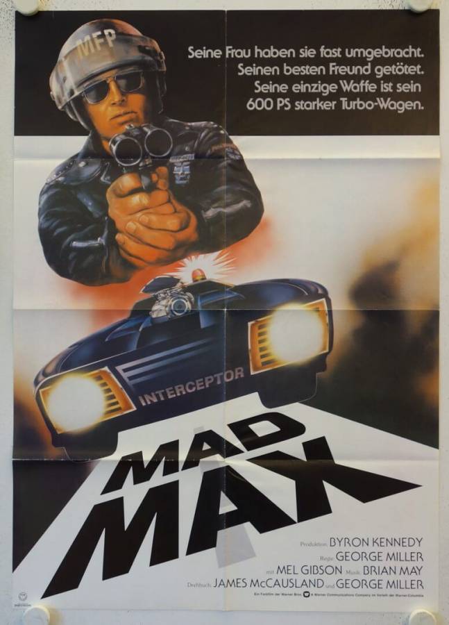 Mad Max original release german movie poster