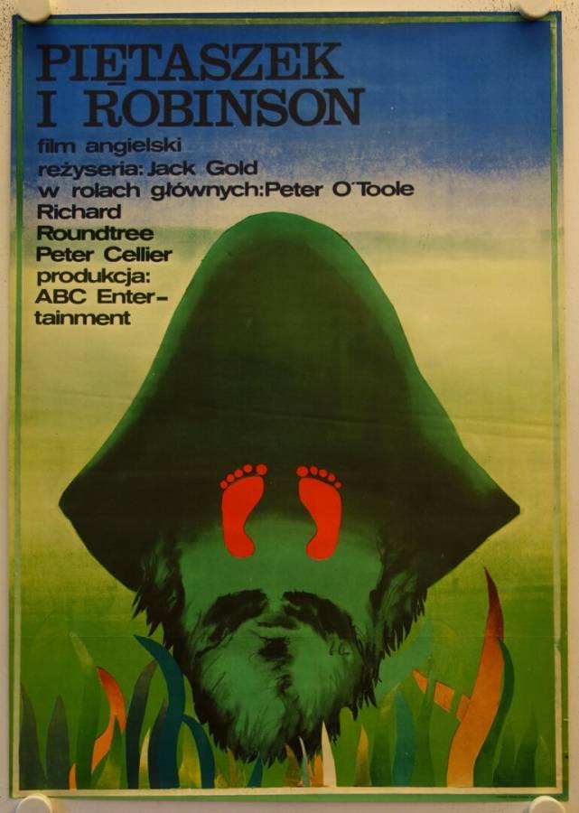 Man Friday original release polish movie poster