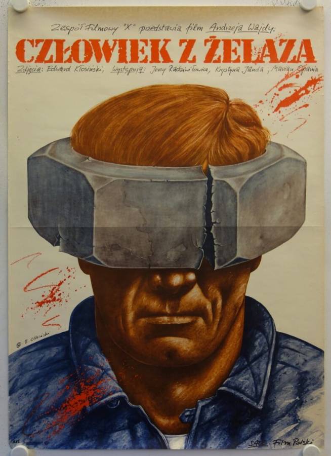 Man of Iron original release polish movie poster