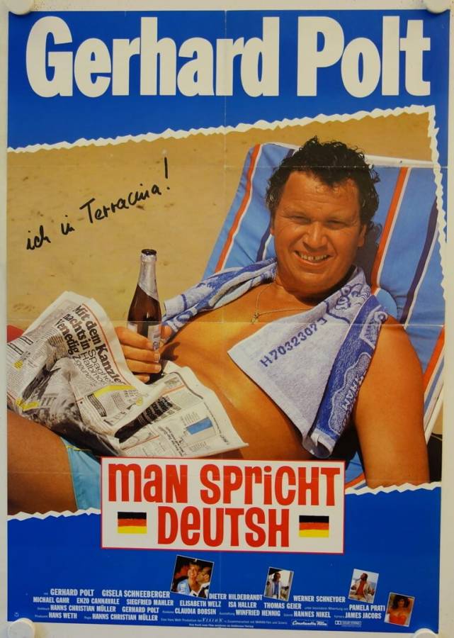 Man spricht Deutsh original release german movie poster
