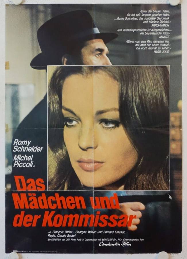 Das Mädchen und der Kommissar originales deutsches Filmplakat
