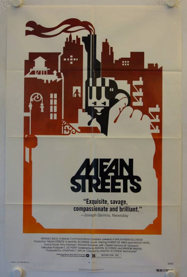 Mean Streets original release US Onesheet movie poster