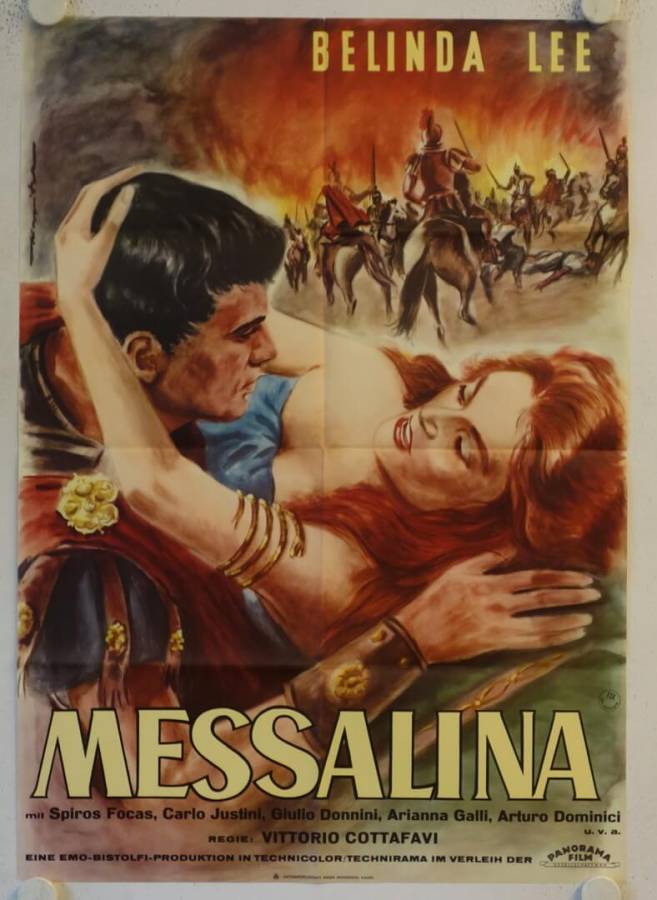Messalina original release german movie poster
