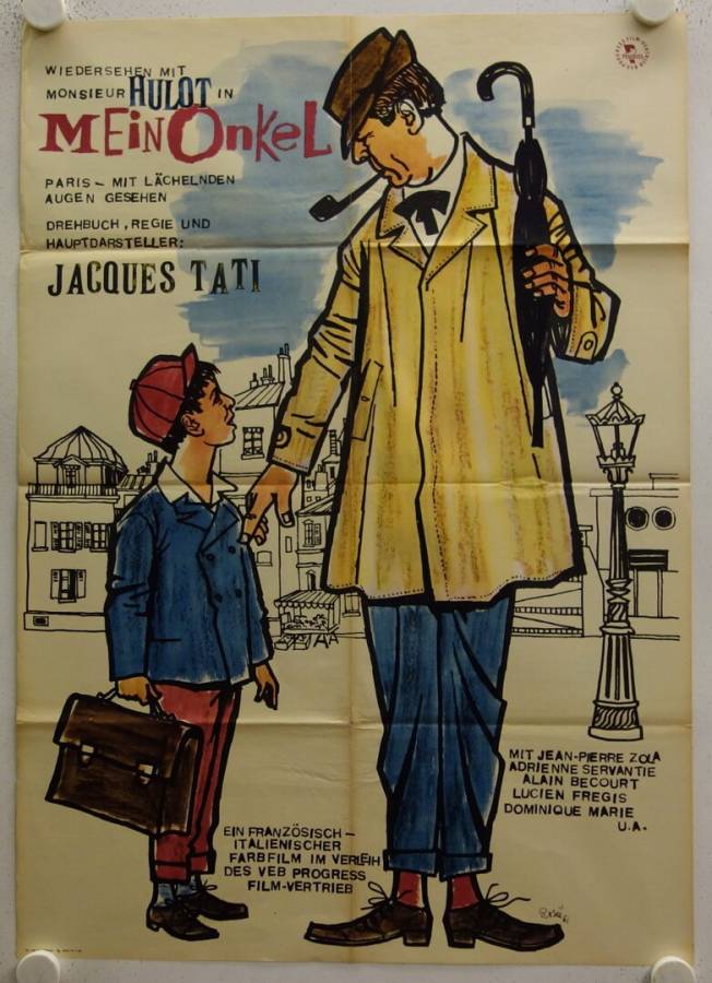 Mein Onkel originales DDR Filmplakat