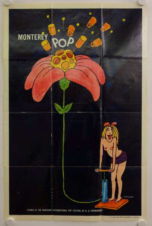 Monterey Pop original release US Onesheet movie poster