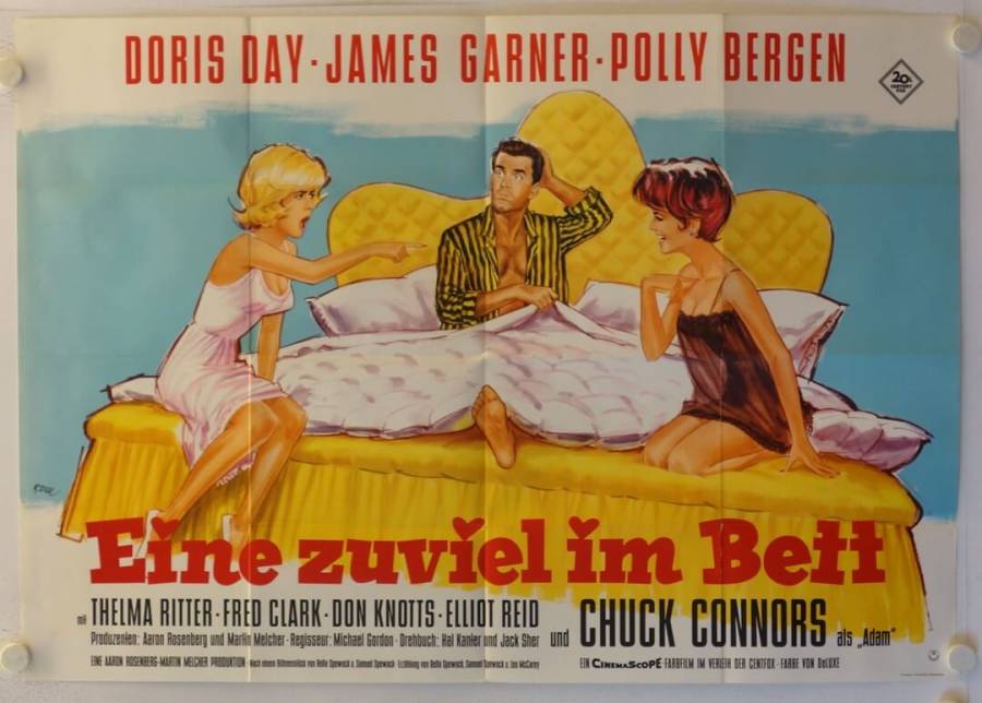 Move Over, Darling original release german double-panel movie poster