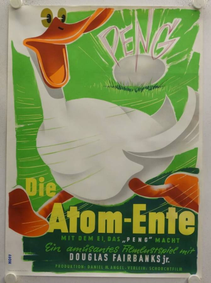 Mr. Drake's Duck original release german movie poster