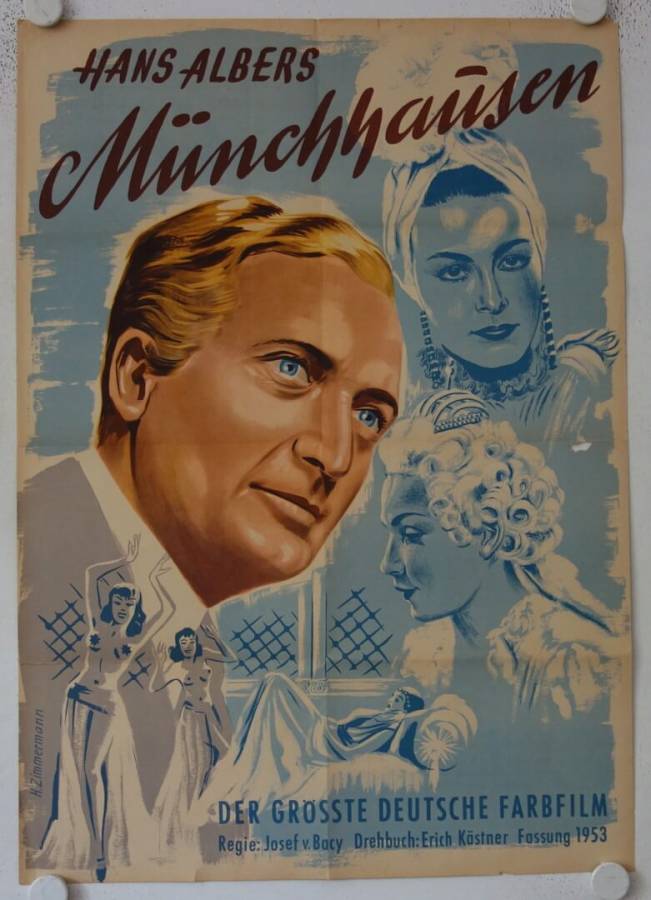 Muenchhausen re-release german movie poster