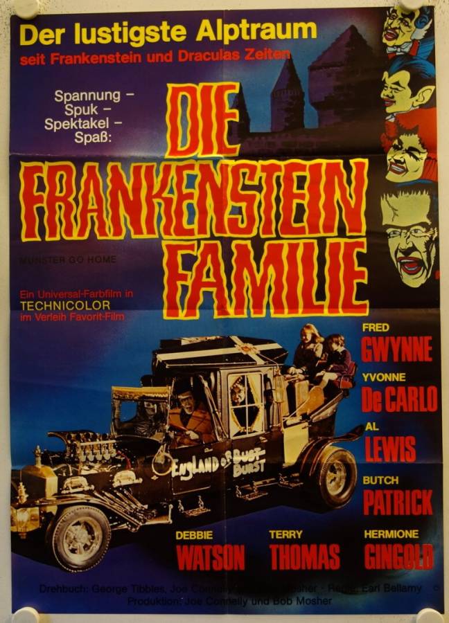Munster, Go Home! re-release german movie poster