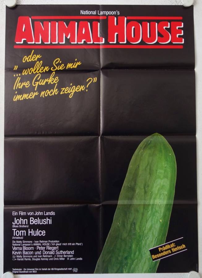 National Lampoon's Animal House originales deutsches Filmplakat (R80s)
