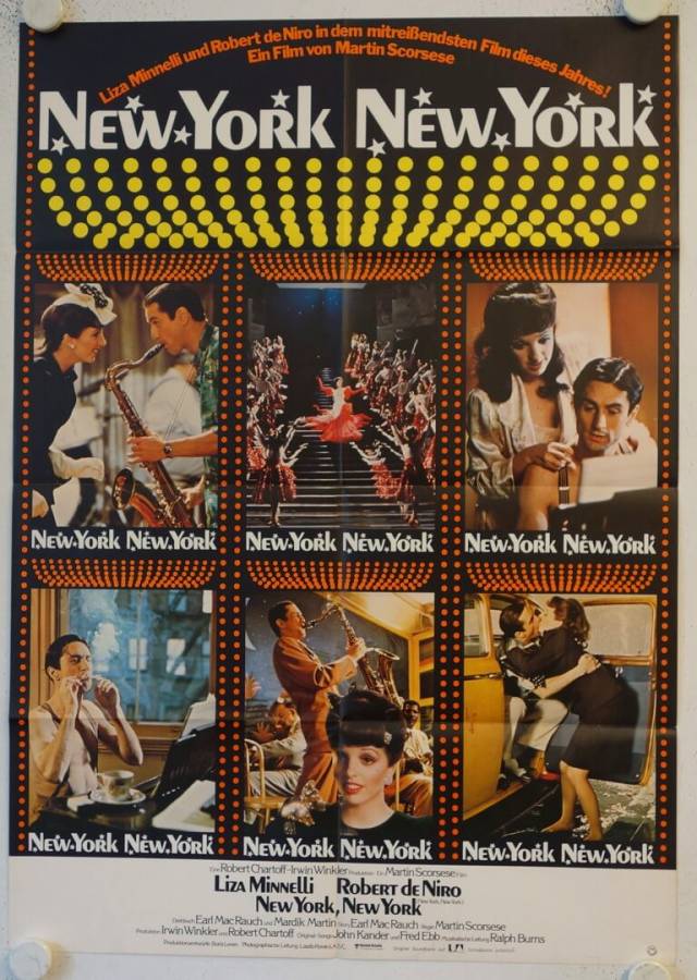 New York, New York original release german movie poster