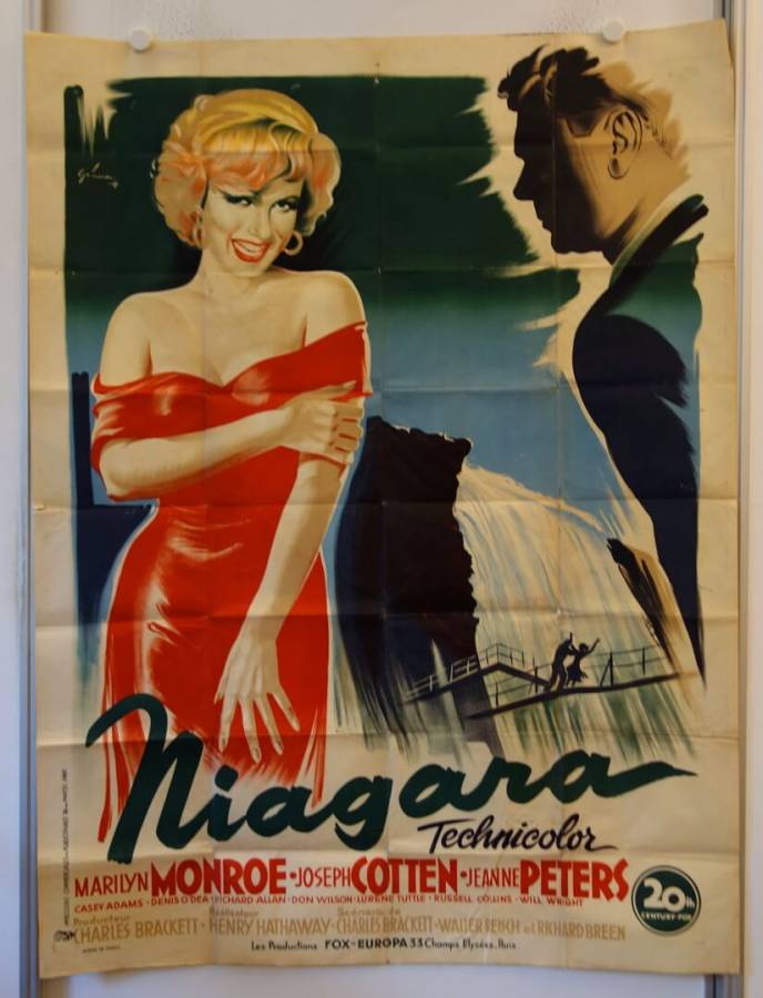 Niagara originales Filmplakat aus Frankreich