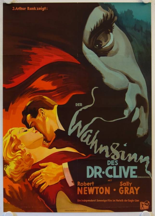 Der Wahnsinn des Dr. Clive originales deutsches Filmplakat