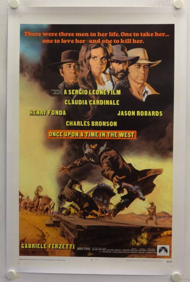 Once upon a Time in the West original release US Onesheet movie poster