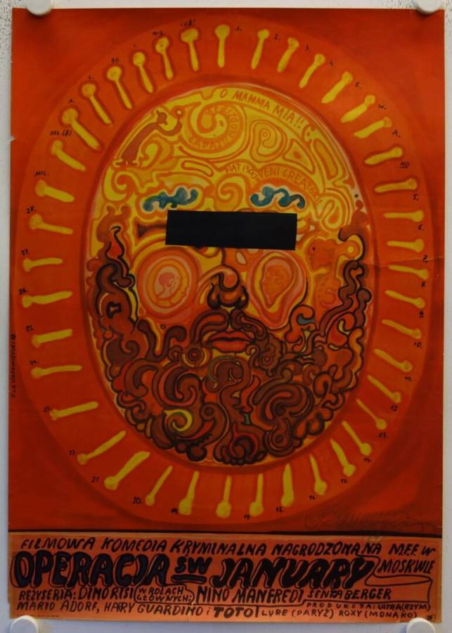 Operation San Gennaro original release polish movie poster