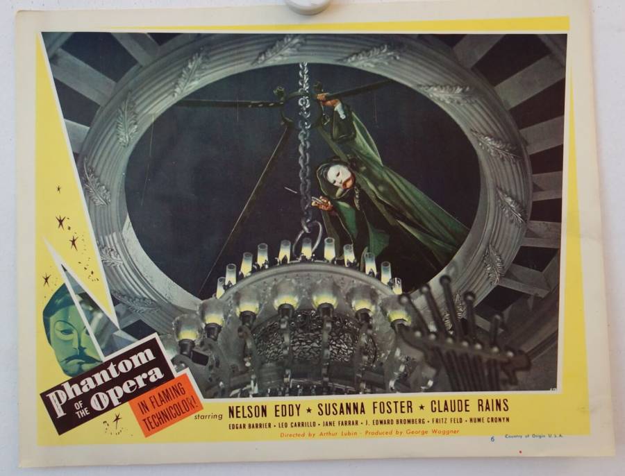 Das Phantom der Oper originale US Lobby Card