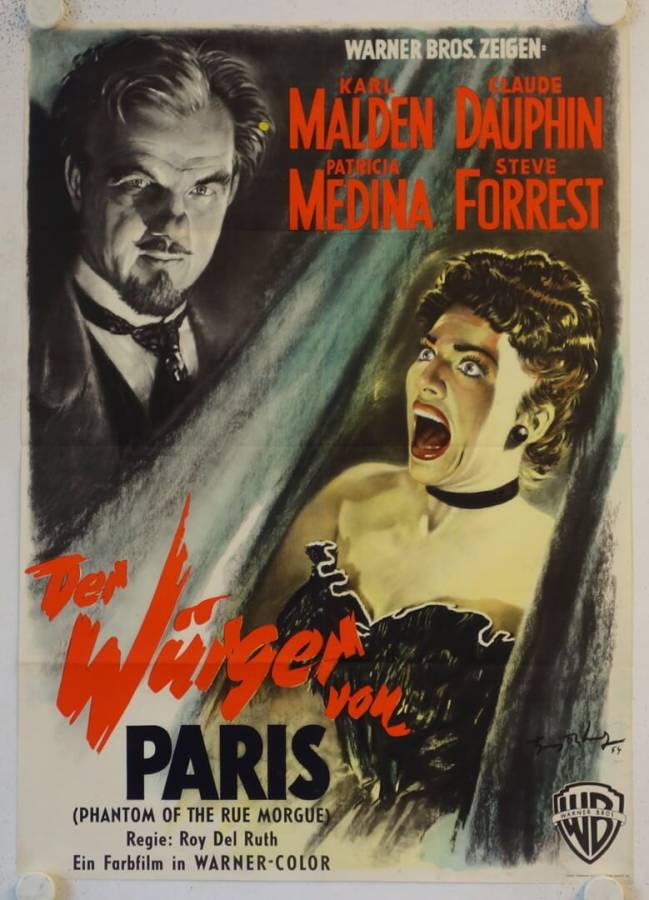 Der Würger von Paris originales deutsches Filmplakat