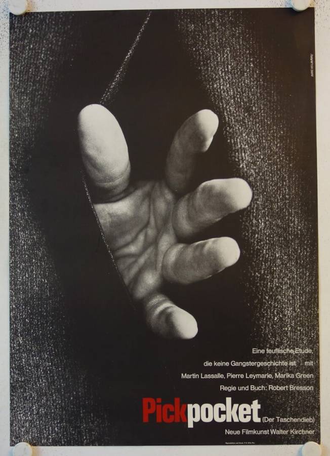Pickpocket original release german movie poster