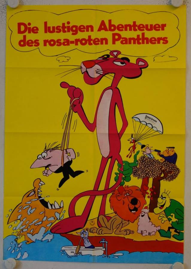 Pink Panther Cartoons original release german movie poster