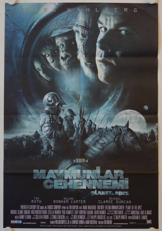 Planet of the Apes original release turkish movie poster