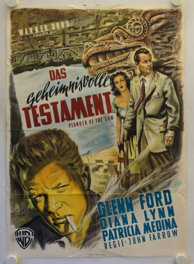 Plunder of the Sun original release german movie poster