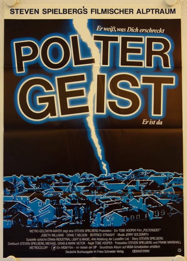 Poltergeist originales deutsches Filmplakat