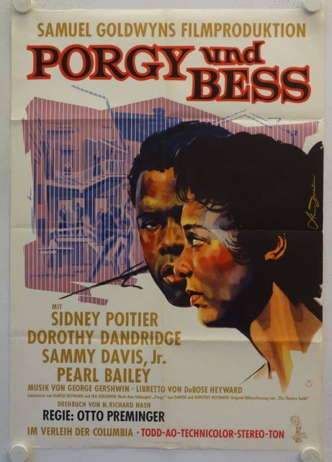 Porgy and Bess original release german movie poster