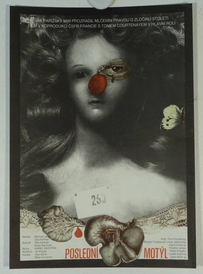 Der letzte Schmetterling originales Filmplakat aus Tschechien