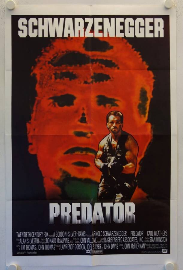 Predator originales US Onesheet Filmplakat