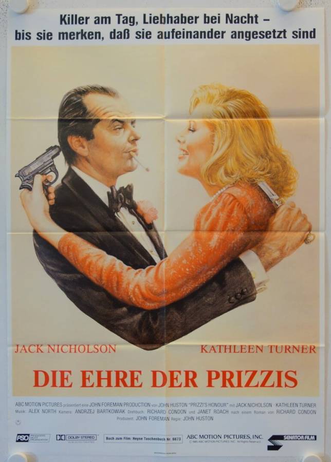 Die Ehre der Prizzis originales deutsches Filmplakat