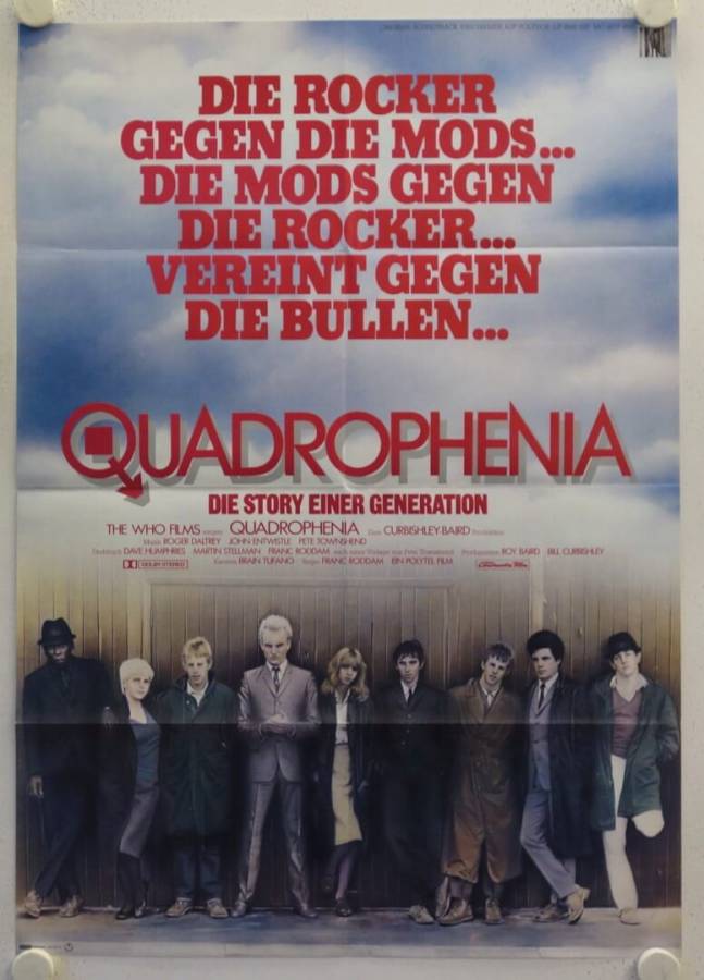 Quadrophenia originales deutsches A2-Filmplakat