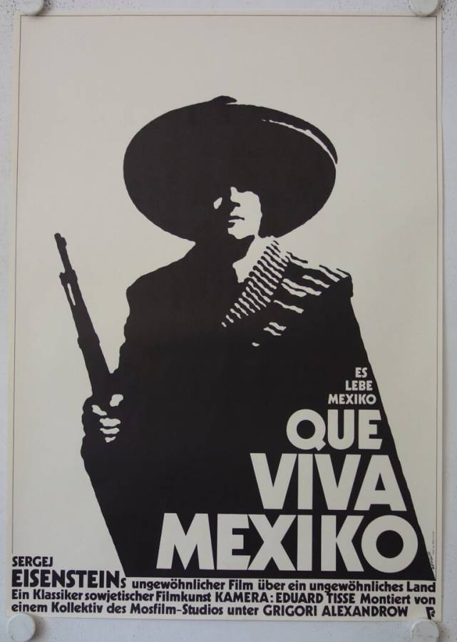 Que Viva Mexiko originales DDR Filmplakat