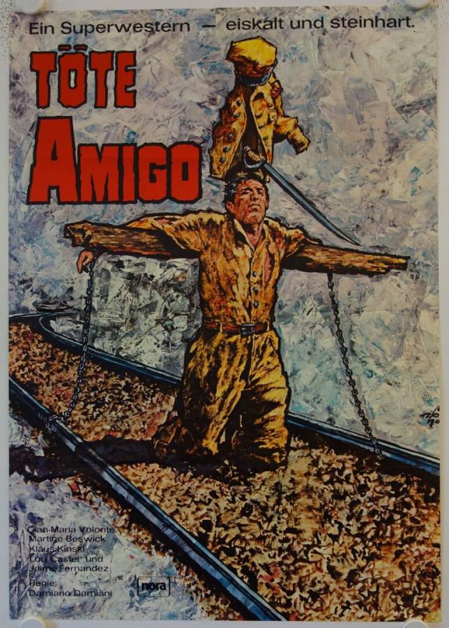 Quién sabe? - A Bullet for the General original release german movie poster