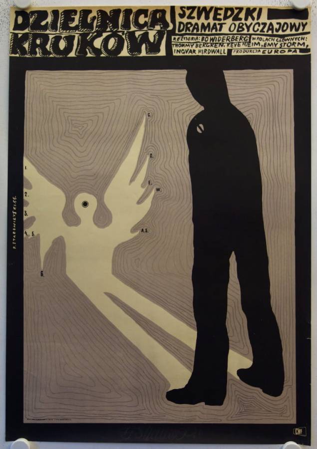 Das Rabenviertel originales polnisches Filmplakat