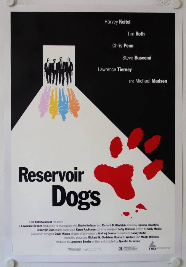 Reservoir Dogs - Wie wilde Hunde originales US Onesheet Filmplakat