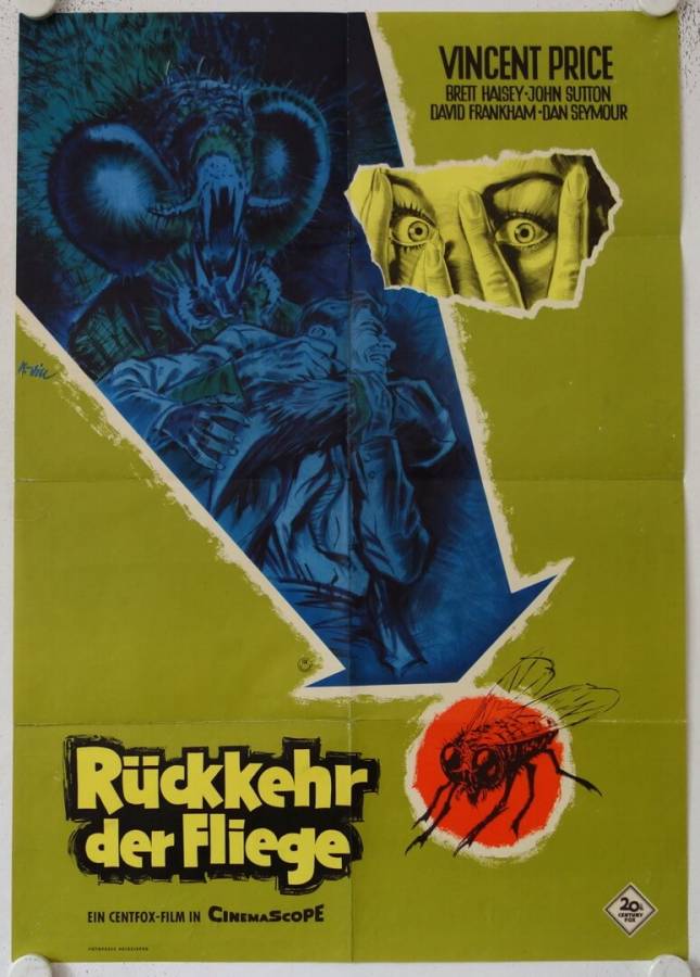 Return of the Fly original release german movie poster