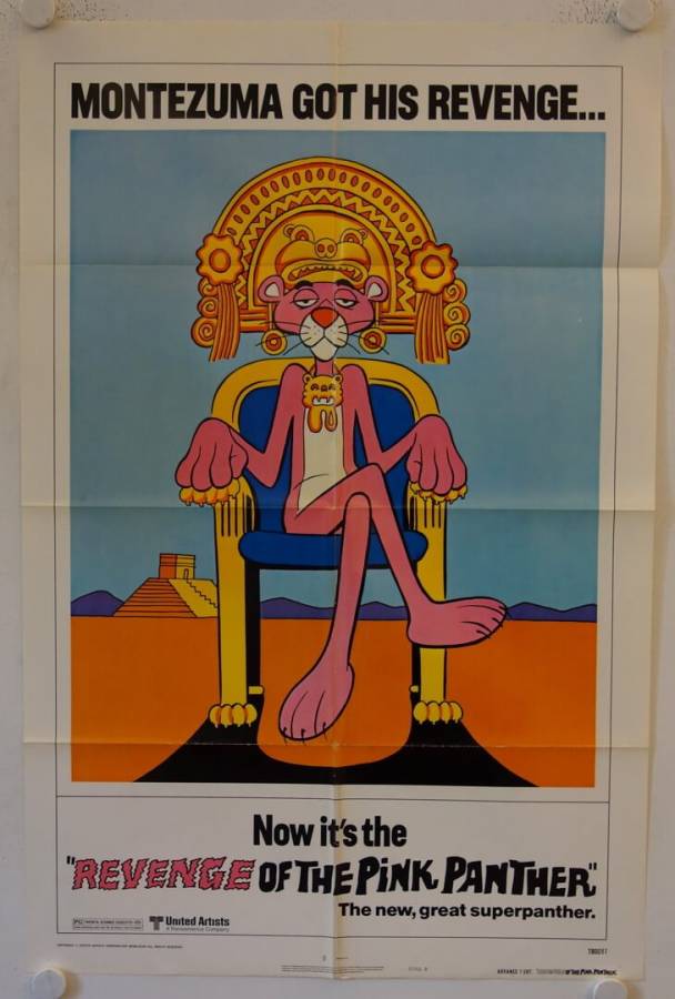 Revenge of the Pink Panther original release US Onesheet movie poster