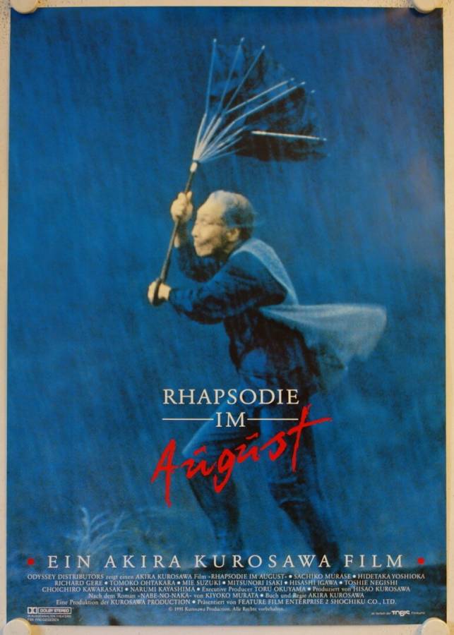 Rhapsodie im August originales deutsches Filmplakat