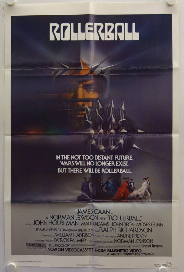 Rollerball originales US Filmplakat